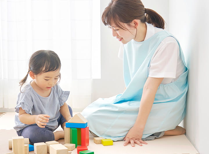 ご家族の負担を軽減病児保育室併設