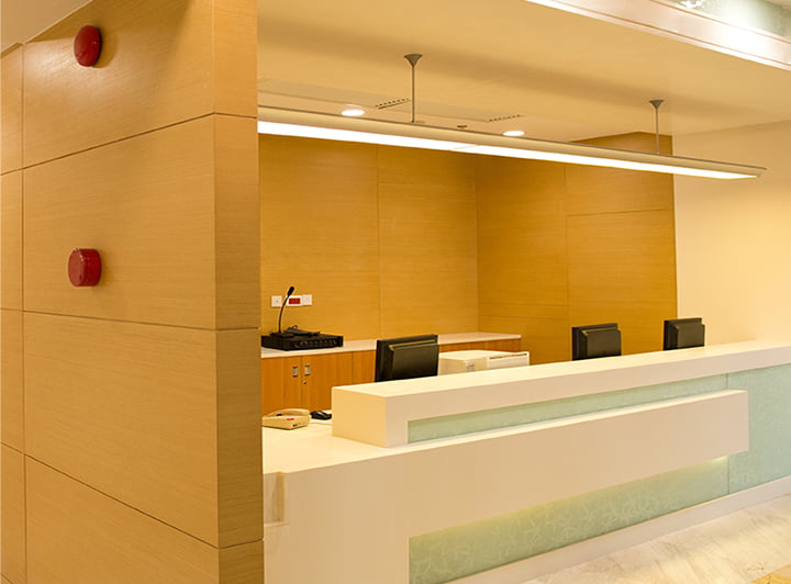 院内感染対策待合スペース・診察室を分離